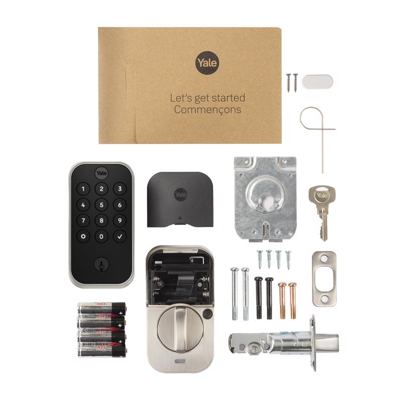 Yale Assure Lock 2 Satin Nickel Zinc Electronic Keypad Smart Lock