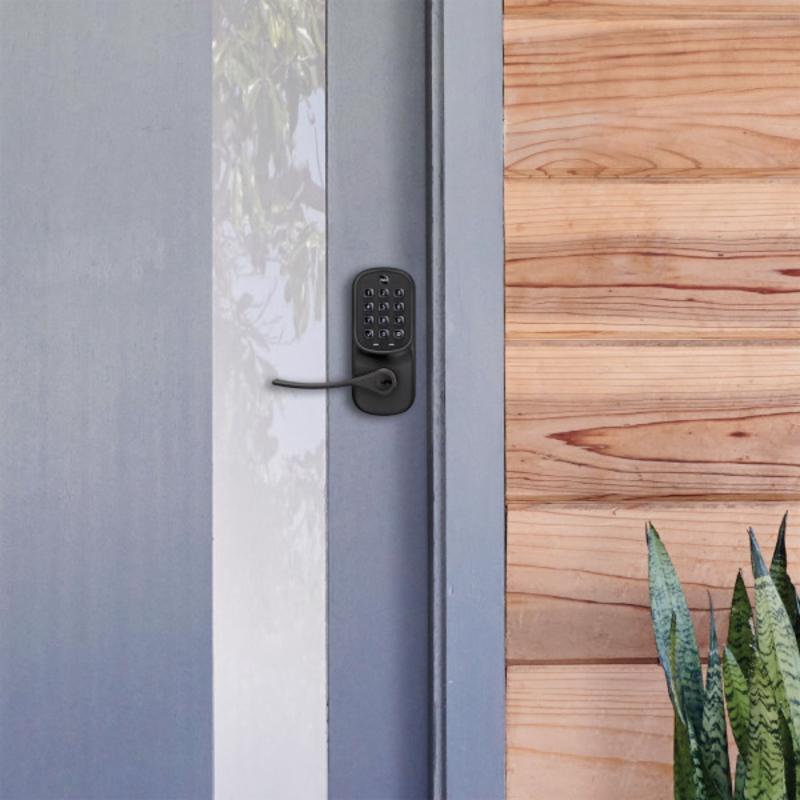 Yale Assure Matte Black Metal Touchscreen Lever