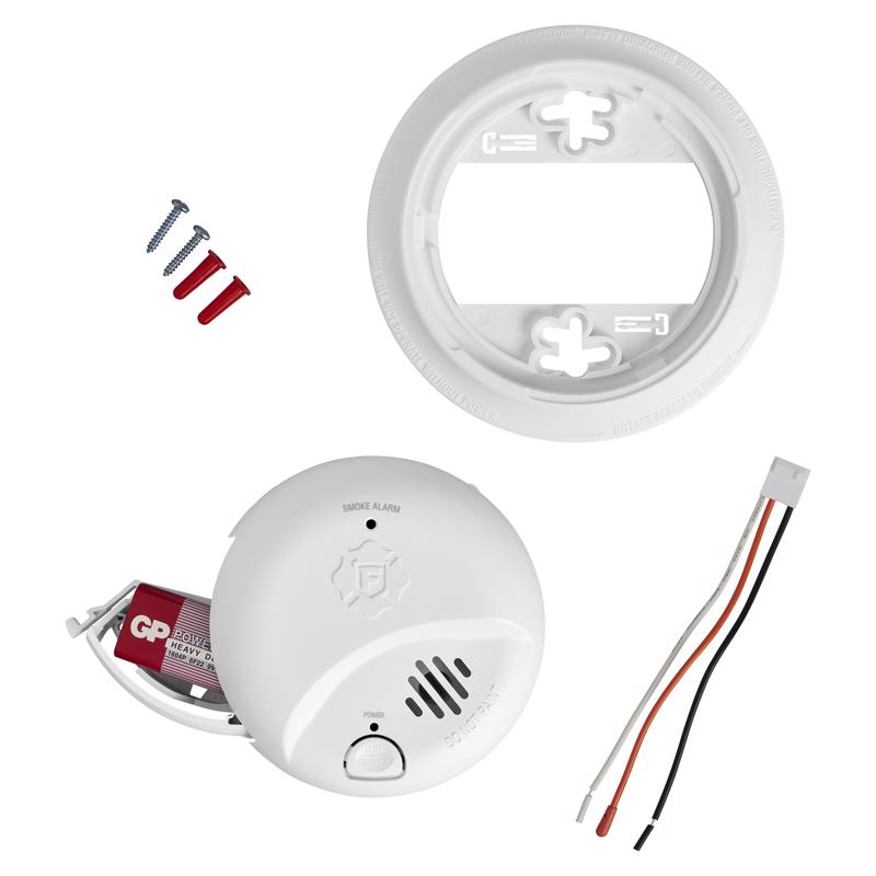 First Alert Hard-Wired w/Battery Back-up Ionization Smoke Detector