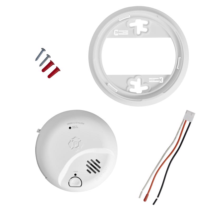 First Alert 10 Year Hard-Wired w/Battery Back-Up Ionization Smoke and Carbon Monoxide Detector 1 eac
