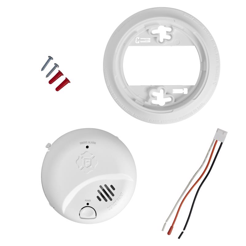 First Alert Interconnect Hard-Wired w/Battery Back-up Ionization Smoke Detector