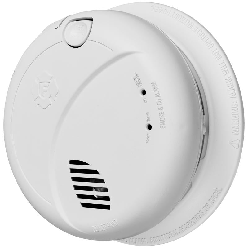 BRK Voice and Location Alerts Hard-Wired w/Battery Back-Up Electrochemical/Photoelectric Smoke and C