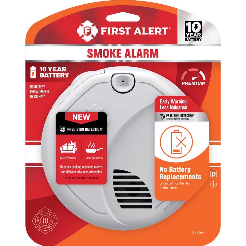 First Alert Battery-Powered Ionization/Photoelectric Dual Sensor Smoke Detector