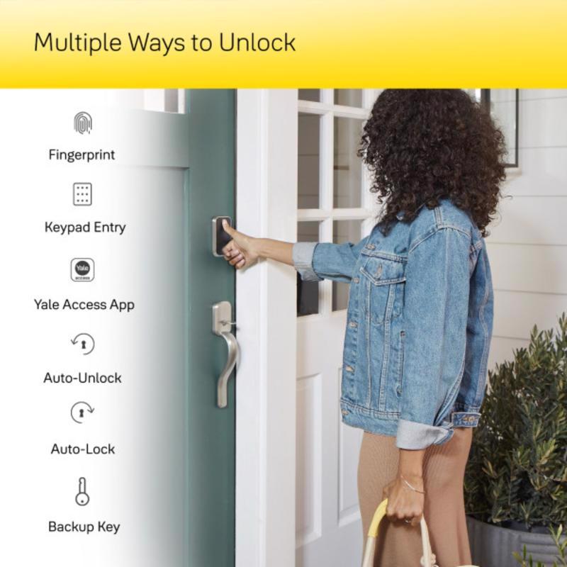 Yale Assure Lock 2 Matte Black Metal Wi-Fi Keypad Smart Lock