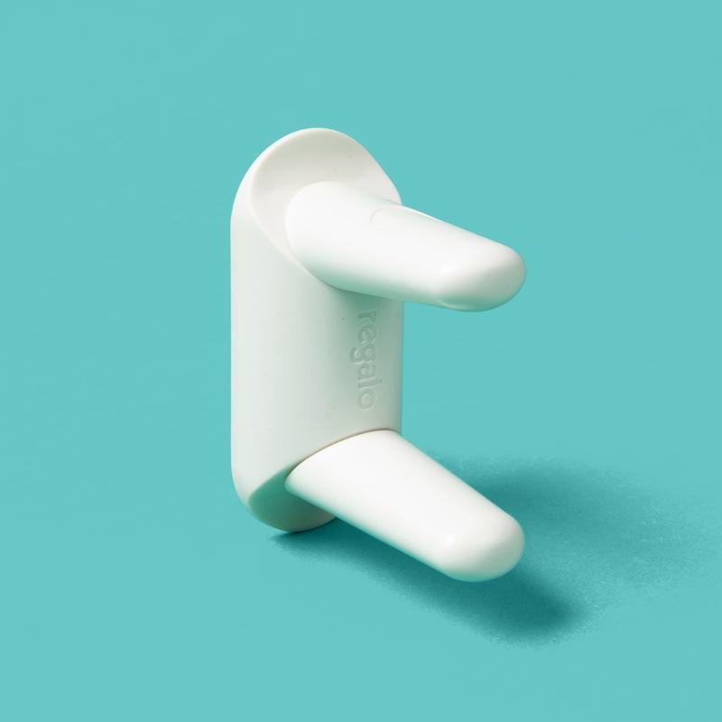 Regalo White Plastic Lever Handle Lock
