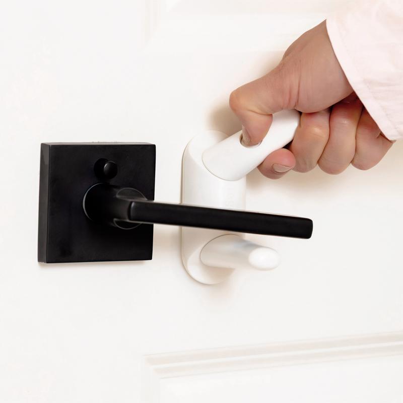 Regalo White Plastic Lever Handle Lock
