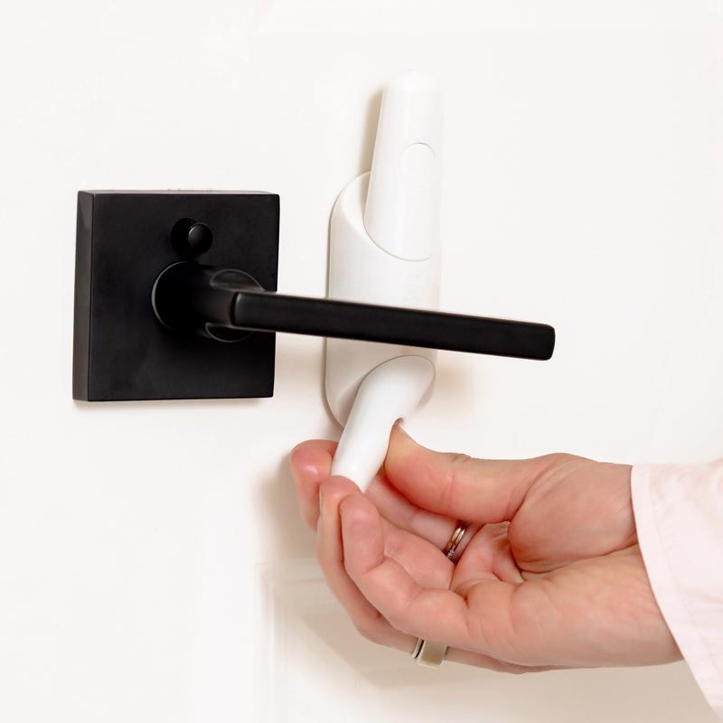 Regalo White Plastic Lever Handle Lock