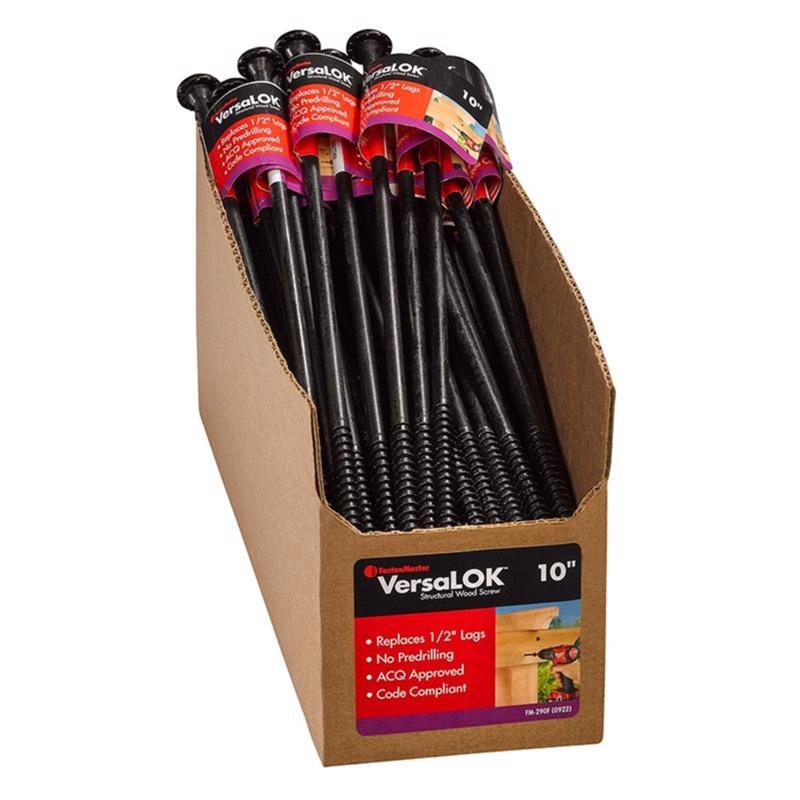 FastenMaster VersaLOK 10 in. L Torx Ttap Galvanized Coarse Structural Wood Screws
