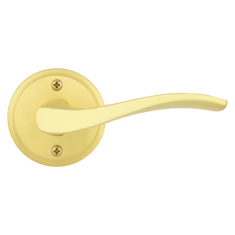 Kwikset Sedona Transitional Satin Brass Half-Dummy Lever Right Handed
