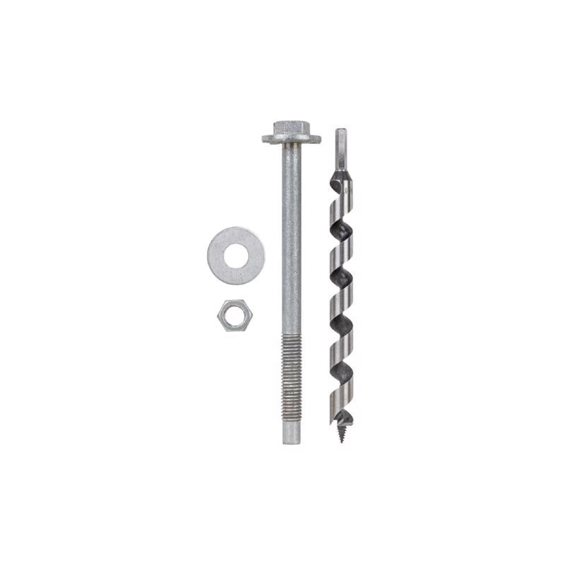 GRK Fasteners AugerBolt 1/2 in. D X 7 in. L Carbon Steel Hex Head Anchor Bolts