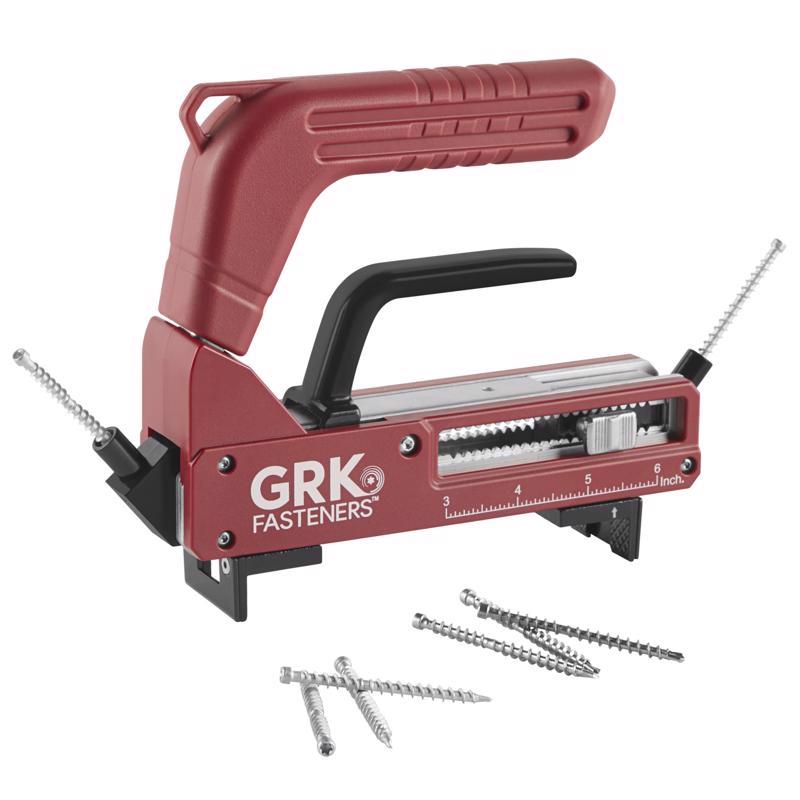 GRK Fasteners AnglePro No. 0 in. X 9.3 in. L Red Star Bugle Head Hidden Deck Fastener