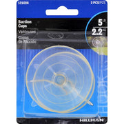 HILLMAN Clear Removable Cup/Picture Hook 5 lb 2 pc