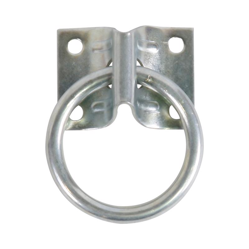 Koch Industries Large Zinc-Plated Silver Steel 2 in. L Hitching Ring