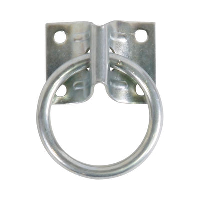 Koch Industries Large Zinc-Plated Silver Steel 2 in. L Hitching Ring