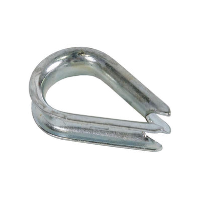 Koch Industries Zinc-Plated Galvanized Steel 1/8 in. D Wire Rope Thimble