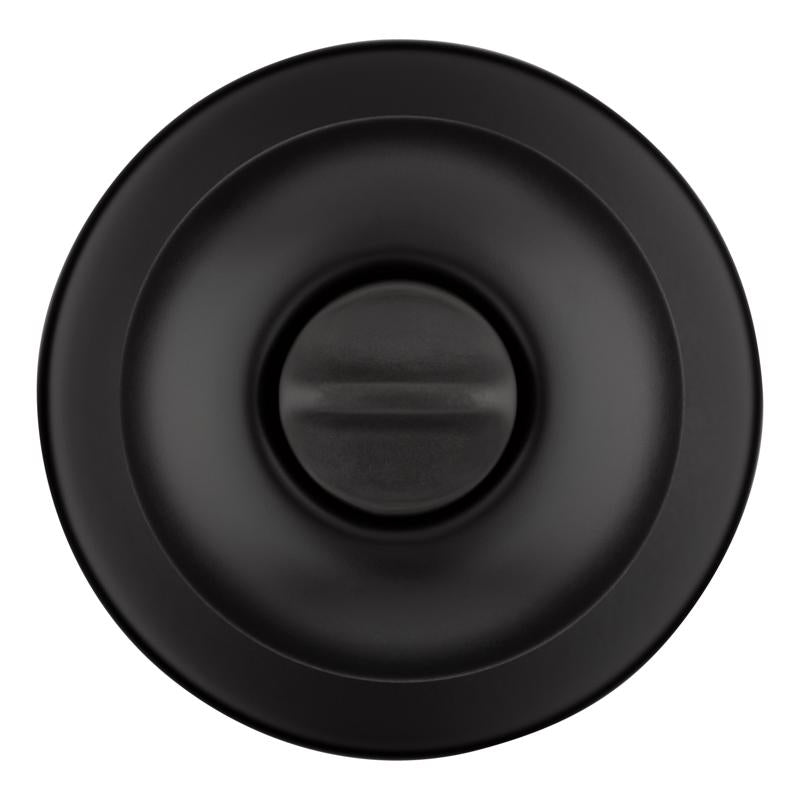 Kwikset Polo Matte Black Privacy Knob Right or Left Handed