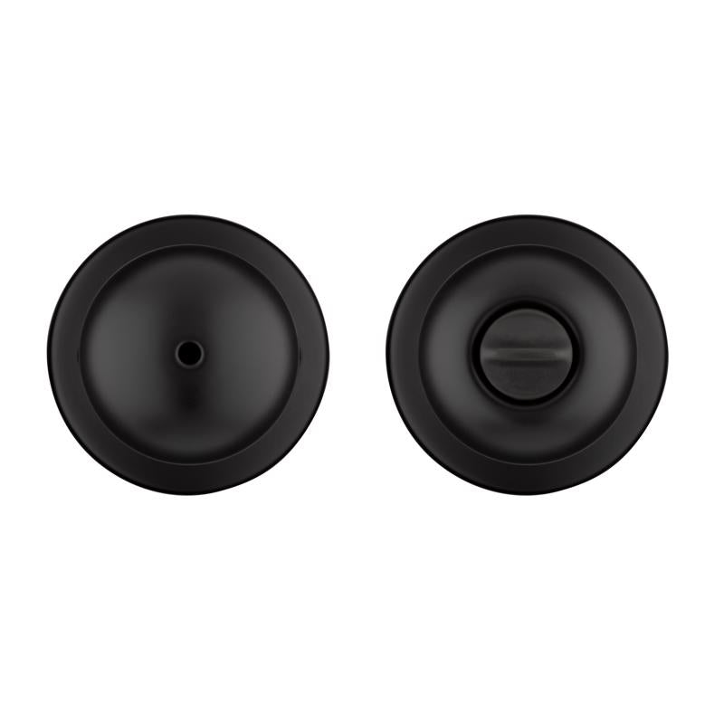 Kwikset Polo Matte Black Privacy Knob Right or Left Handed