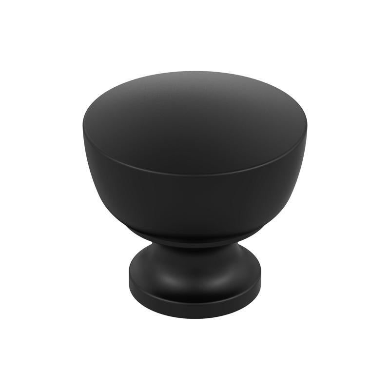 Amerock Everyday Basics Chalice Round Cabinet Knob 1-1/4 in. D 1-1/8 in. Matte