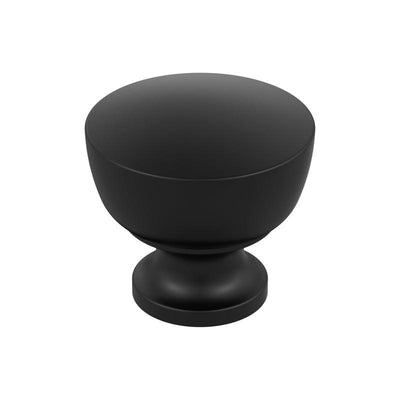Amerock Everyday Basics Chalice Round Cabinet Knob 1-1/4 in. D 1-1/8 in. Matte