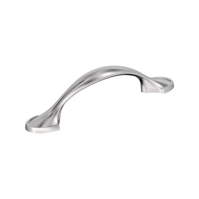 Amerock Everyday Basics Traditional Arch Cabinet Pull 3 in. Polished Chrome Silver