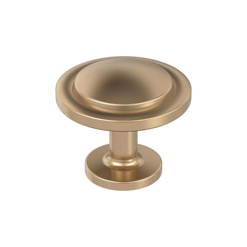 Amerock Everyday Basics Loop Round Cabinet Knob 1-3/16 in. D 1 in. Champagne Bronze