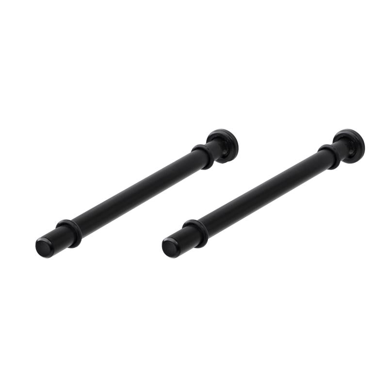 Dolle Atlas 0.9 in. H X 0.5 in. W X 7.9 in. D Black Steel Shelf Bracket