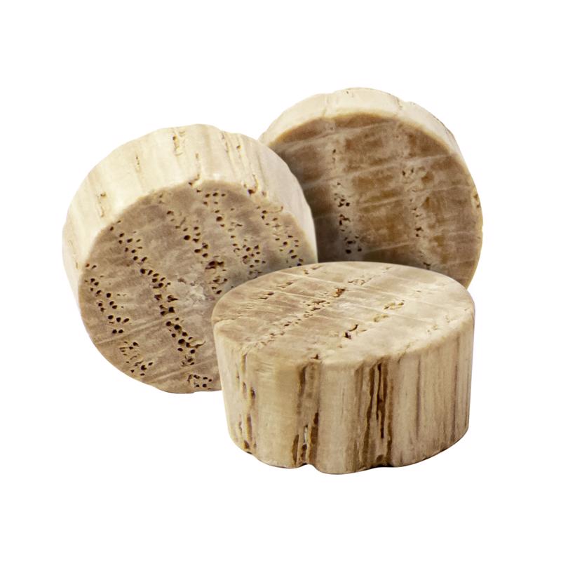 Richelieu Flat Oak Head Plug 3/8 in. D X .38 in. L 25 pk Natural
