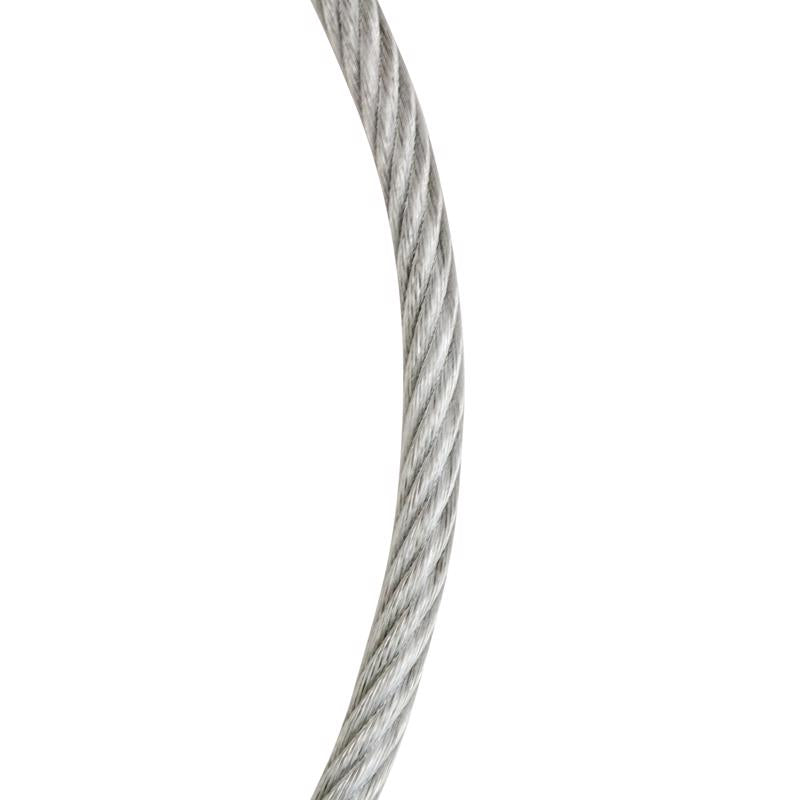 Koch Industries 3/32-3/16 in. D X 50 ft. L Galvanized Clear Vinyl Coated Wire Rope Cable