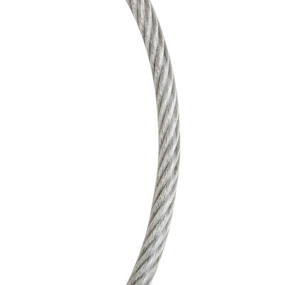 Koch Industries 3/16-1/4 in. D X 20 ft. L Galvanized Clear Vinyl Coated Wire Rope Cable