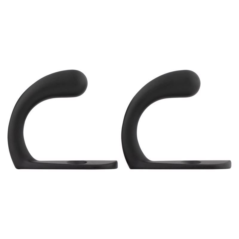 National Hardware Medium Matte Black Metal 3.94 in. L Rope/Tarp Hook 35 lb