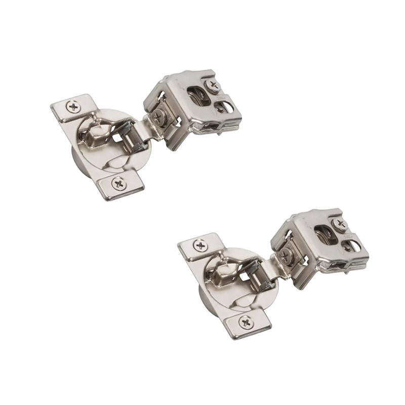 Amerock 1.25 in. W X 2.87 in. L Nickel Silver Steel Self-Closing Concealed Hinge 2 pk