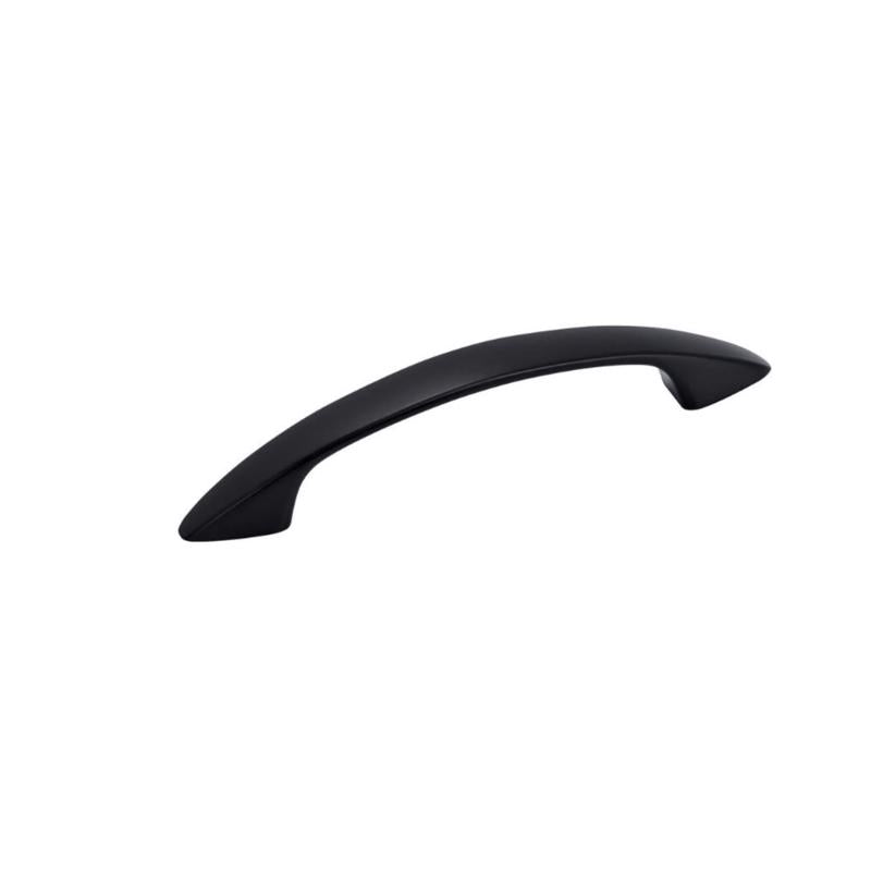 Amerock Contemporary Arch Cabinet Pull 3 in. Matte Black Black