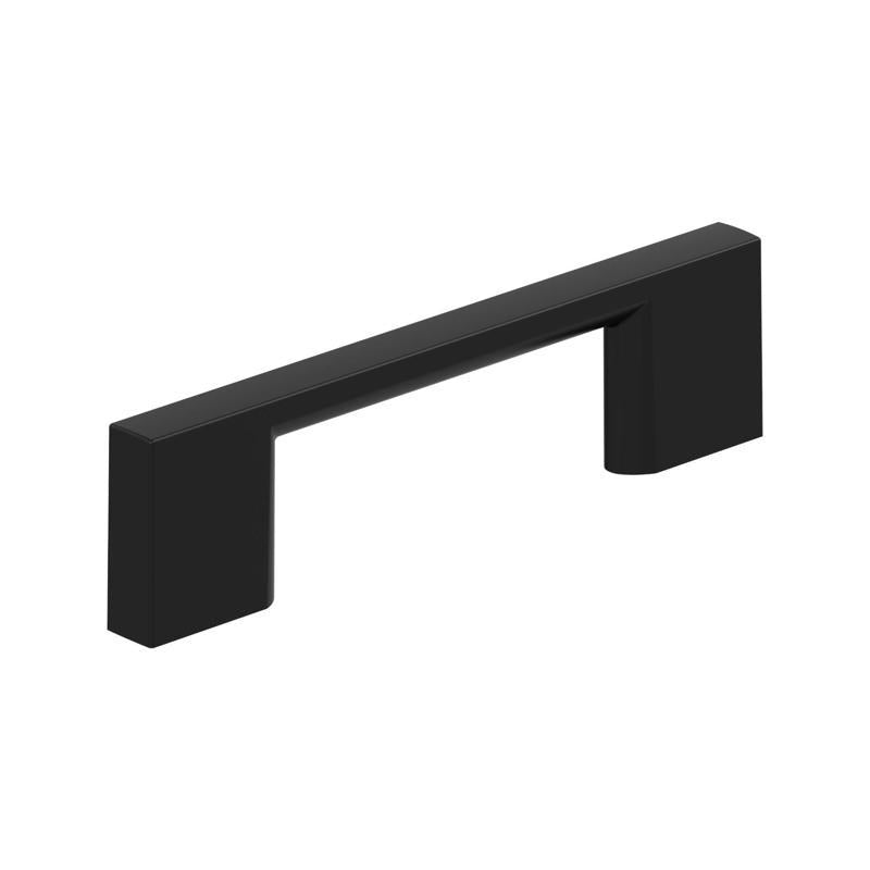 Amerock Cityscape Contemporary Bar Cabinet Pull 3 in. Matte Black Black