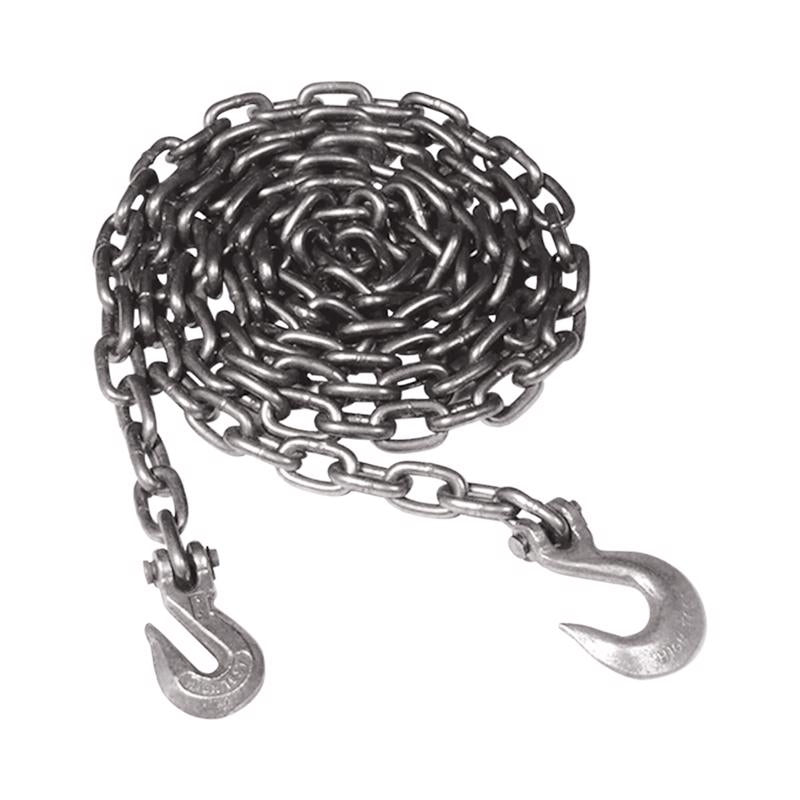 Koch Industries .375 in. Welded Carbon Steel Log Chain Assembly .375 in. D X 14 ft. L