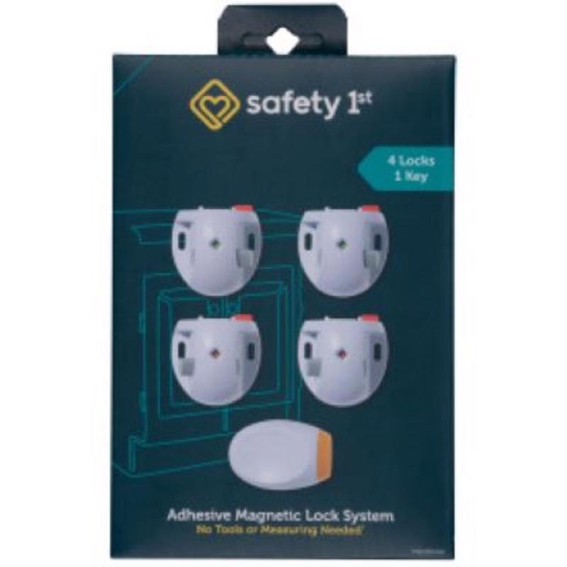 Safety 1st White Plastic Cabinet Locks 5 pk
