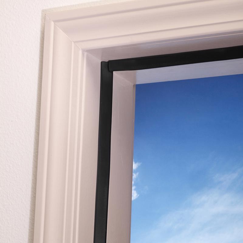 M-D Building Products Black Rubber Top & Sides Door Seal For Door Jambs 81 in. L X 0.62 in.
