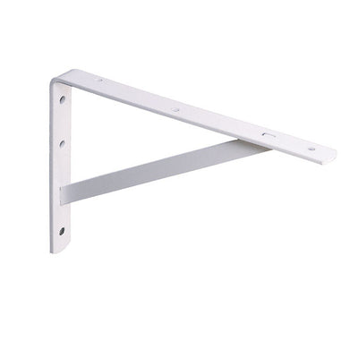 Knape & Vogt White Steel Bracket N/A Ga. 20 in. L 600 lb