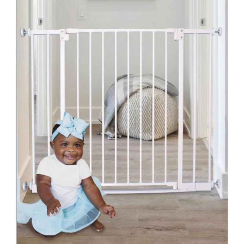 North States White Metal Expandable Baby Gate