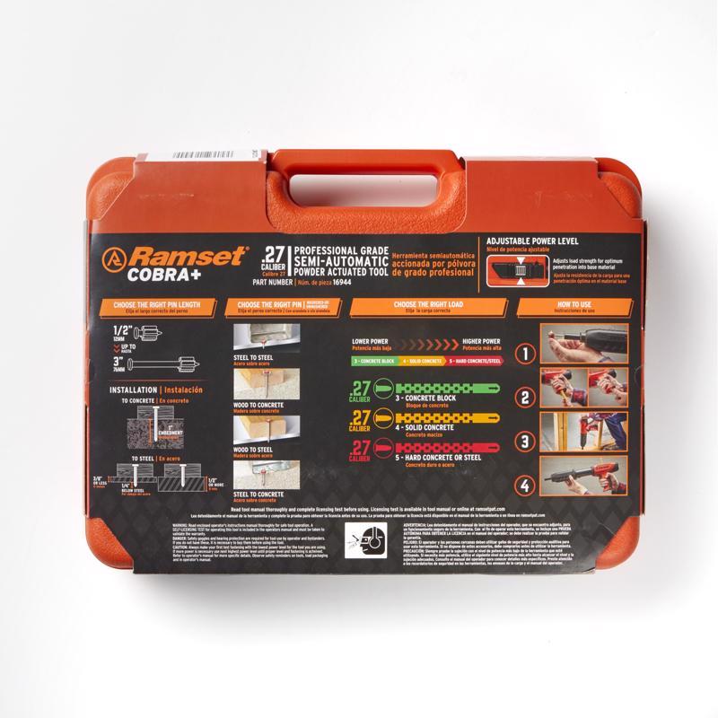 Ramset 0 in. D X 16.75 in. L Steel Flat Head Powder Actuated Tool