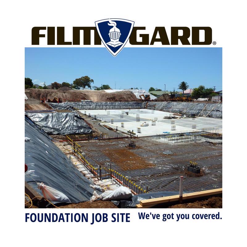 Film-Gard Plastic Sheeting 6 mil X 40 ft. W X 100 ft. L Polyethylene Black