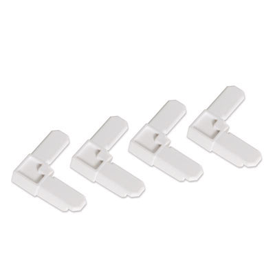 M-D Building Products White Plastic Frame Corners 7/16 in. H 100 pk