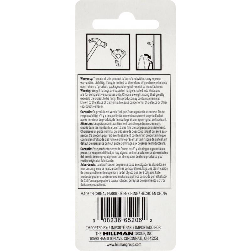 HILLMAN Brass-Plated Gold Classic Picture Hanger 75 lb