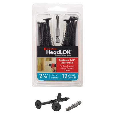 FastenMaster Headlok 2-7/8 in. L Torx Ttap T30 Coarse Structural Wood Screws