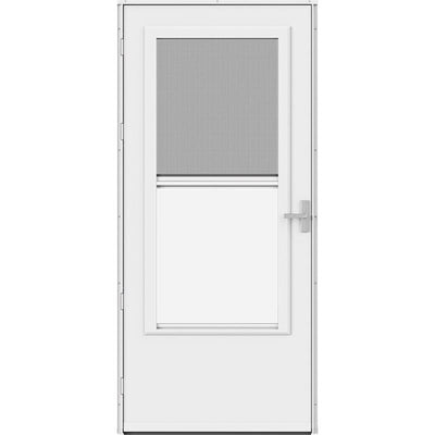 Larson 37084 Screen Away 81 in. H X 36 in. W Solid Wood White Mid-View Reversible Storm Door