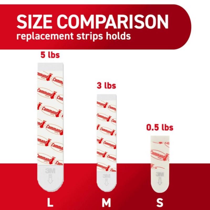 3M Small Foam Picture Hanging Strips 20 pk