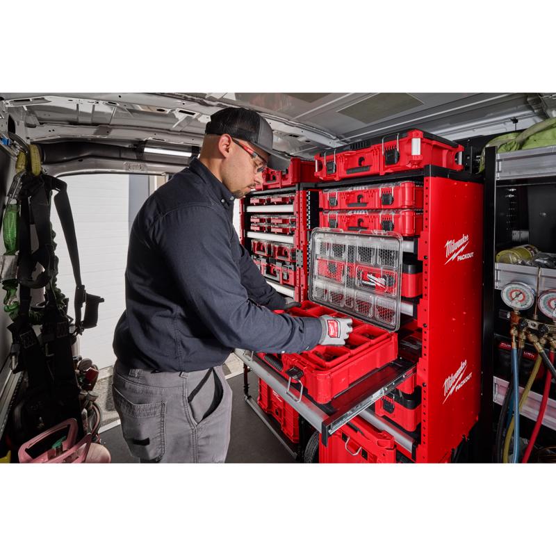 Milwaukee Packout 63 in. H X 27.3 in. W X 21 in. D Steel Rack Kit