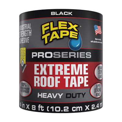 Flex Seal Family of Products Flex Tape Pro Series 4 in. W X 8 ft. L Black Waterproof Repair Tape 1 p