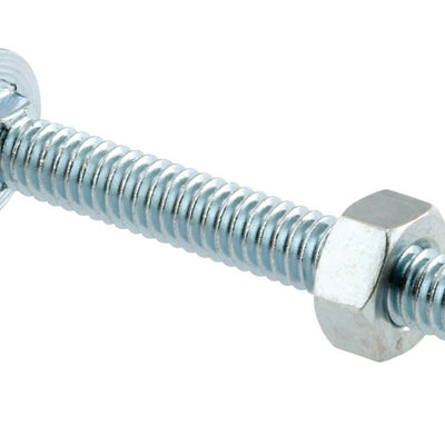 Prime-Line 1-7/8 in. L X 1/4 in. D Steel Carriage Bolts w/Nuts
