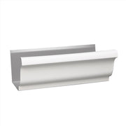 Amerimax 3.5 in. H X 5 in. W X 48 in. L White Aluminum K Box Gutter