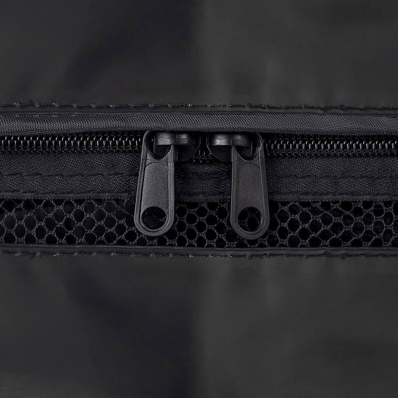 Hefty Large Black/Clear Flexible Tote w/Handle Stackable